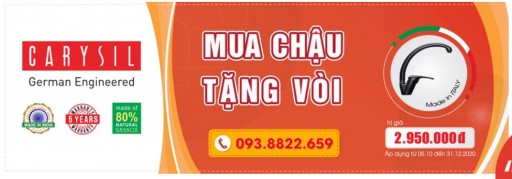 Khuyến Mãi Mua Chậu Tặng Vòi Tháng 10 Năm 2020