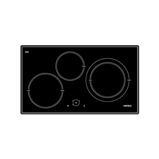 Bếp từ 3 vùng nấu Hafele HC-I773C - Điều khiển tròn 536.01.835