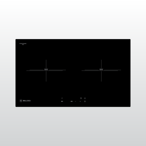 Bếp kính âm 2 từ Malloca MH-732 EI