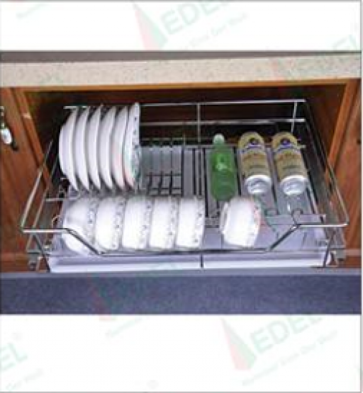 NGĂN KÉO ĐỰNG BÁT ĐĨA INOX 304 NAN TRÒN SP01.900