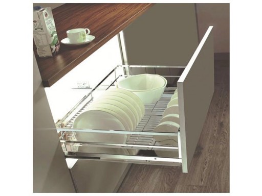 NGĂN KÉO ĐA NĂNG ĐỂ BÁT ĐĨA XOONG NỒI  INOX MỜ NAN DẸT 304 CAO CẤP EDEL BS01.900