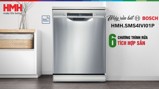 MÁY RỬA CHÉN BOSCH HMH.SMS4IVI01P, SERIE 4