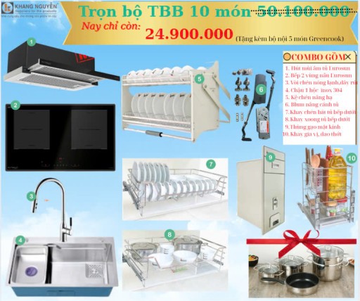 Combo TBB 10 món cao cấp