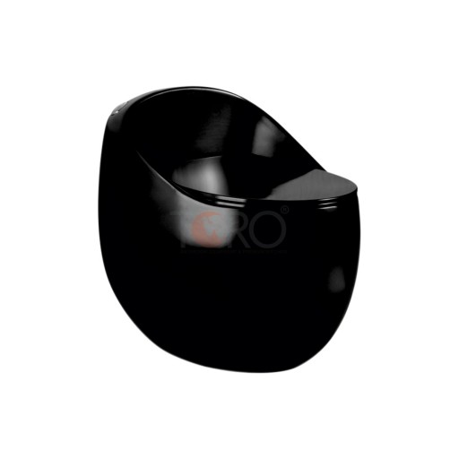 BỒN CẦU TRỨNG CAO CẤP TORO ĐEN BÓNG T-C001