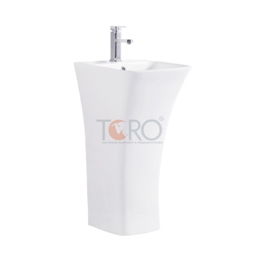 LAVABO TRỤ ĐỨNG LIỀN KHỐI CT-09