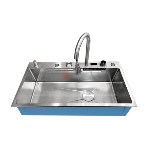 Chậu 2 phím inox 304