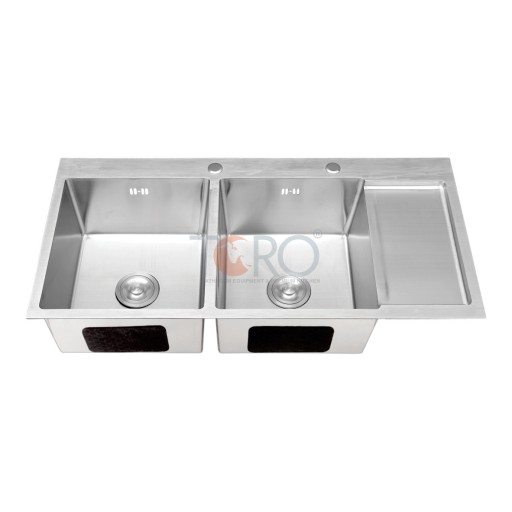 CHẬU RỬA CHÉN KHÔNG SƠN INOX 304 100% T-C10048KS