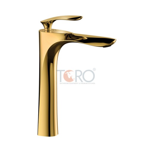 VÒI LAVABO NÓNG LẠNH MẠ VÀNG TORO T-3338