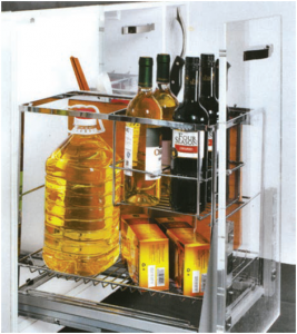 Giá đựng gia vị, dao thớt Inox 304 nan dẹt cao cấp BK01.400