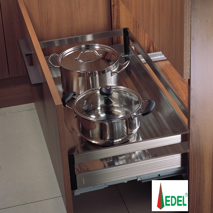 Ngăn kéo đựng xoong nồi Inox hộp 304 EU02.600