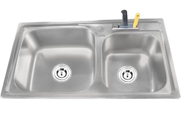 CHẬU RỬA CHÉN VOSLER INOX 201 VL-8143D