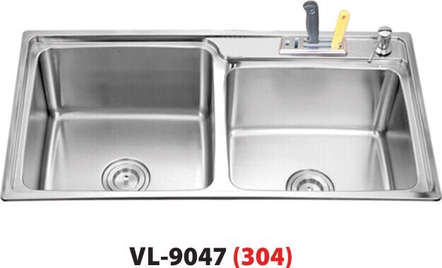 CHẬU RỬA CHÉN VOSLER INOX 304 VL-9047