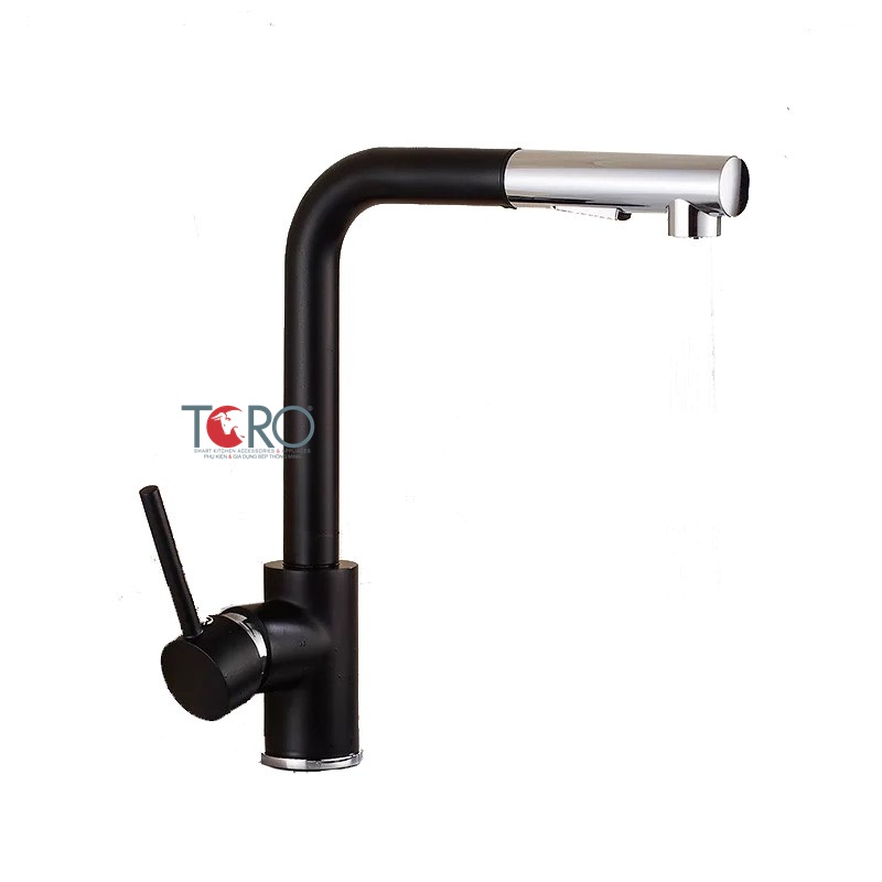 VÒI RỬA CHÉN NÓNG LẠNH DÂY RÚT TORO K078