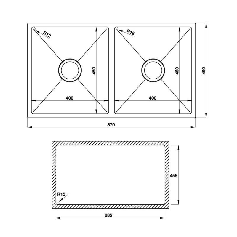 Chậu rửa chén HAFELE HS-S8749 567.23.050