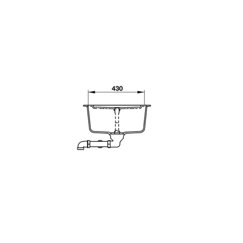 CHẬU ĐÁ HAFELE GALBA HS-GD8650 – MÀU XÁM 570.36.500