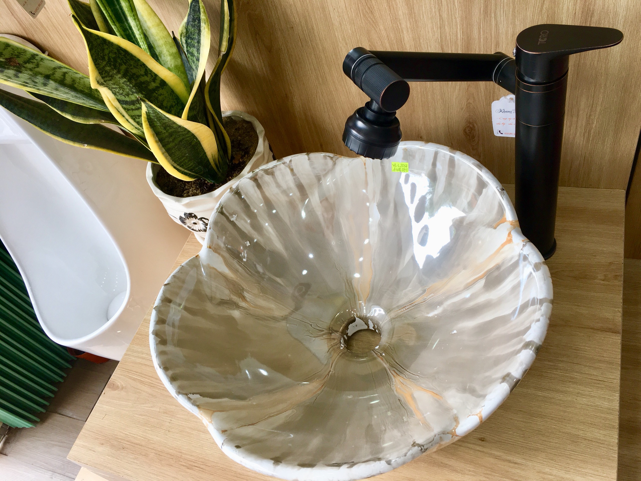LAVABO TRÒN ĐẶT BÀN VL-L2037