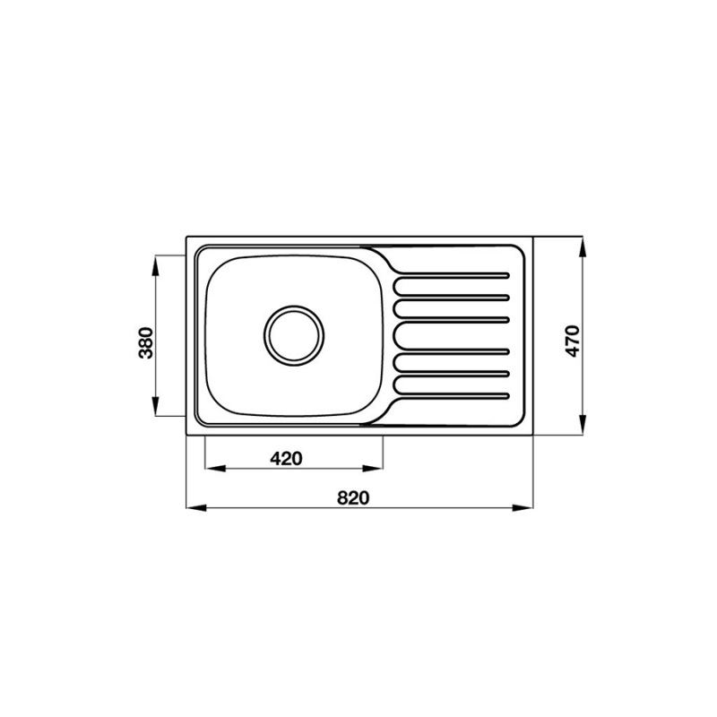 Chậu rửa chén Hafele HS-SSD8247 567.23.093