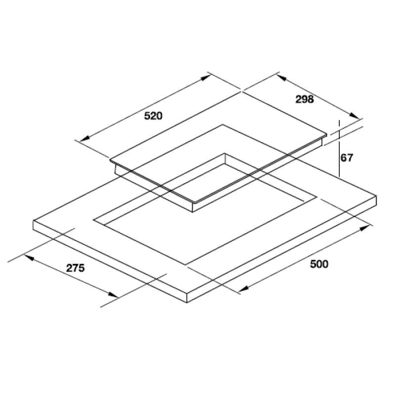 Bếp điện 2 vùng nấu HC-R302A - 536.01.620