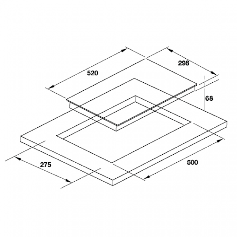 Bếp từ 2 vùng nấu Hafele HC-I302B - 536.01.670