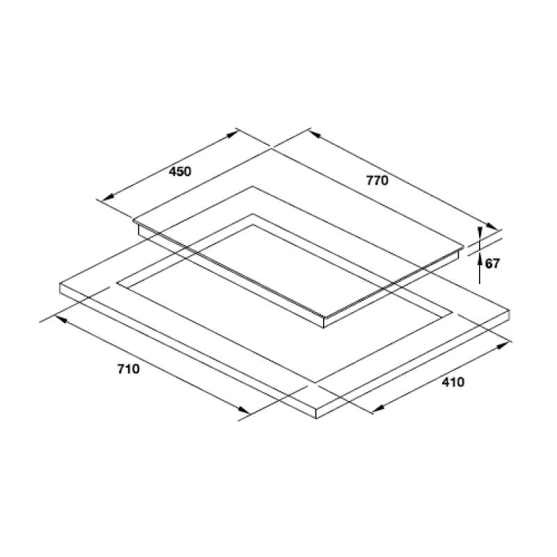 Bếp điện 2 vùng nấu HAFELE HC-R772A 536.01.795