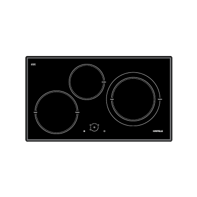 Bếp từ 3 vùng nấu Hafele HC-I773C - Điều khiển tròn 536.01.835