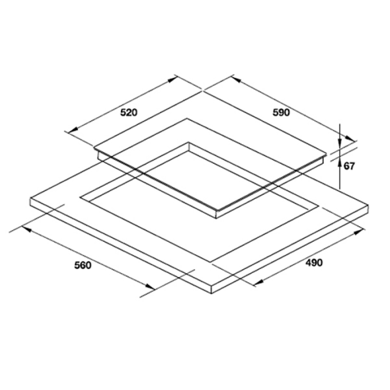 Bếp điện 3 vùng nấu HAFELE HC-R603A -536.01.631