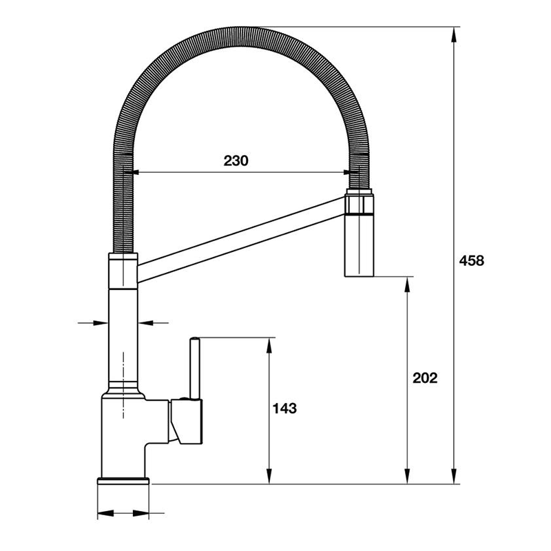 Vòi rửa chén HAPELE AUGUSTUS HT-C202