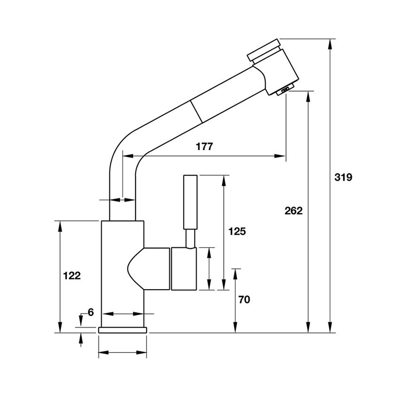 Vòi rửa chén Hafele TITUS HT-C240