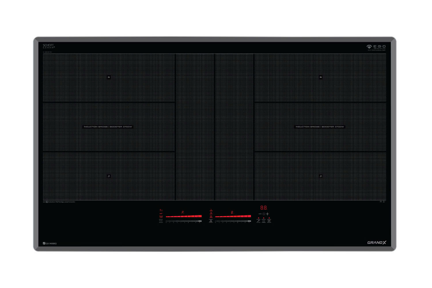 BẾP TỪ GRANDX GX IH988G / serial 9