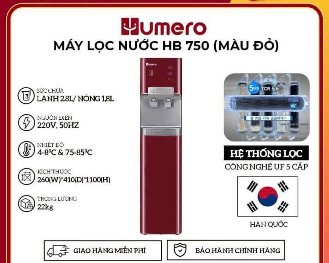 MÁY LỌC NƯỚC HUMERO – WINE HB 750
