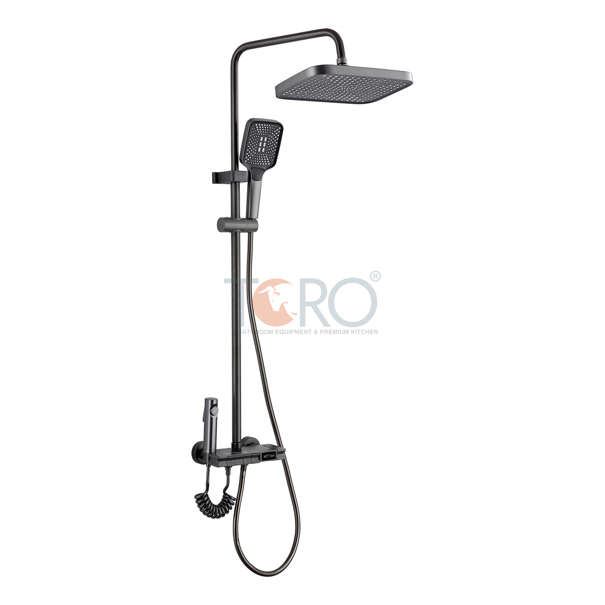 Sen Cây Tắm Phím Piano Hiển Thị Nhiệt Độ Thông Minh