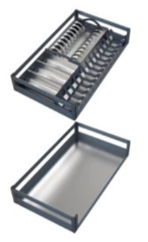 Kệ chén đĩa, xoong nồi inox hộp