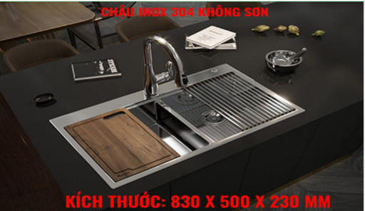 CHẬU INOX 304 KHÔNG SƠN