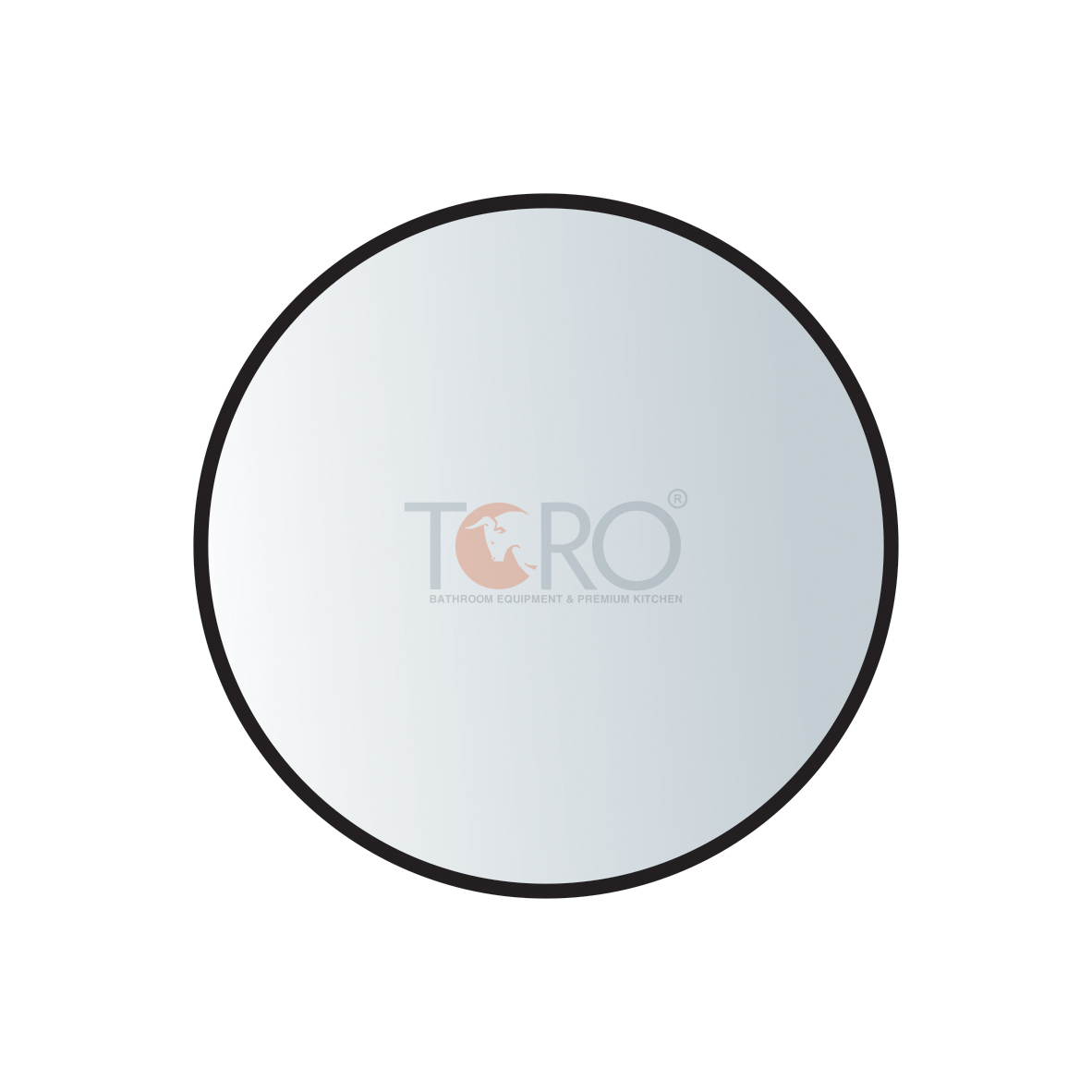 Gương soi viền Inox xi đen Toro TR-K23