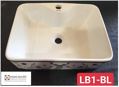 LAVABO SỨ CAO CẤP BENZLER LB1-BL